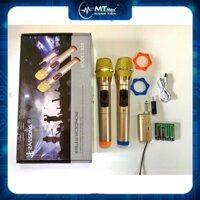 MT MAX [ XẢ LỖ ] Bộ 2 micro karaoke không dây Zansong S28 hát karaoke gia đình, micro sân khấu - thiết kế đột phá gọn nh