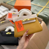 MT221 Túi H M cổ điển da sần size 20cm