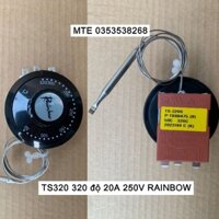 MTE - Chỉnh nhiệt RAINBOW TS320 320 độ / TS200 200 độ / TS120 120 độ 20A dùng cho thiết bị nướng,rán nhúng ,sấy,...