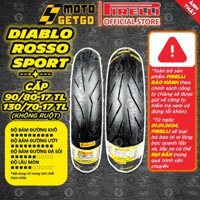 [MTGG] CẶP VỎ LỐP xe máy PIRELLI Rosso Sport 90/80-17 & 130/70-17 Sirius EX 150 EX 135 Dream Wave FU Winner END
