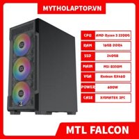 MTL FALCON – AMD Ryzen 3 2200G | 16GB | 240GB | Radeon RX460 4GB