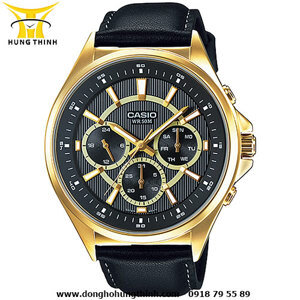 Đồng hồ nam dây da Casio MTP-E303GL - màu 1A, 9A