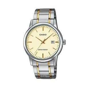 Đồng hồ nam dây thép không gỉ Casio MTP-V002SG-9AUDF
