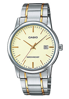 Đồng hồ nam dây thép không gỉ Casio MTP-V002SG-9AUDF