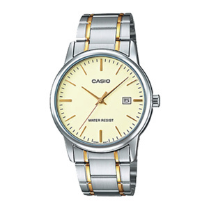 Đồng hồ nam dây thép không gỉ Casio MTP-V002SG-9AUDF