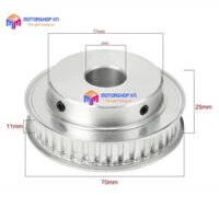 MTS Puly Bánh Răng Nhôm 40 Răng XL -Các Loại Trục