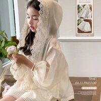 [MTT chọn Hot sale] Quần Áo chống nắng cho bé gái 2024 mùa hè mới cho bé gái ren mỏng nhẹ thoáng khí điều hòa trẻ em Áo khoác chống nắng Cardigan