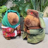 [MTT Kapi Bar] Áo khoác quân đội Kapi Bala capybara đồ chơi sang trọng Áo khoác bông búp bê búp bê vải quà sinh nhật búp bê dễ thương