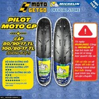 [MTVV] CẶP VỎ LỐP xe máy MICHELIN PILOT MOTO GP 80/90-17 & 100/80-17 TL Không Ruột Satria Raider EX Winner FZ END
