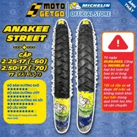 [MTVV] CẶP VỎ LỐP xe máy MICHELIN ANAKEE STREET 2.25-17 (~60) & 2.50-17 (~70) TT Xài Ruột Dream Wave FU Sirius Cub END