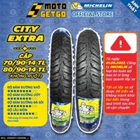 [MTVV] CẶP VỎ LỐP xe máy MICHELIN CITY EXTRA 70/90-14 & 80/90-14 TL AB Vario Mio Luvias Vision Air Blade Click END