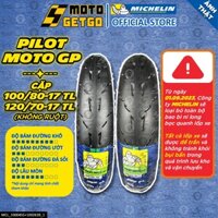 [MTVV] CẶP VỎ LỐP xe máy MICHELIN PILOT MOTO GP 100/80-17 & 120/70-17 TL Không Ruột EX Winner FZ 150 END