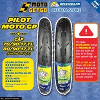 [MTVV] CẶP VỎ LỐP xe máy MICHELIN PILOT MOTO GP 70/90-17 & 80/90-17 TL Không Ruột Dream Wave FU Sirius Cub Satria END