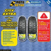 [MTVV] CẶP VỎ LỐP xe máy MICHELIN CITY EXTRA 120/70-12 & 130/70-12 TL MSX Epicuro Vespa GTS 946 GTV 300 GTS 300 END