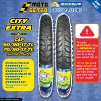[MTVV] CẶP VỎ LỐP xe máy MICHELIN CITY EXTRA 60/90-17 & 70/90-17 TL Không Ruột Dream Wave FU Sirius Cub END