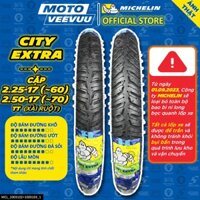 [MTVV] CẶP VỎ LỐP xe máy MICHELIN CITY EXTRA 2.25-17 (~60) & 2.50-17 (~70) TT Xài Ruột Dream Wave FU Sirius Cub END