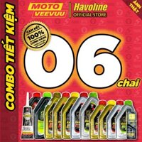 [MTVV] [COMBO 6 CHAI] Dầu nhớt số CALTEX HAVOLINE ĐỦ MÃ 5W40 15W40 20W50 10W40 800ml 1 Lít Xe Số Xe Ga END