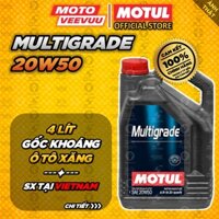 [MTVV] Dầu nhớt oto MOTUL MUTILGRADE 20W50 4 Lít Động cơ xăng END
