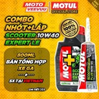 [MTVV] Dầu nhớt xe tay ga MOTUL Scooter Expert LE 4T 10W40 SM MB 800ml Bán tổng hợp END