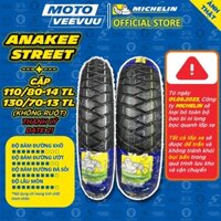 [MTVV] [GIÁ SỐC] CẶP VỎ LỐP xe máy MICHELIN ANAKEE STREET 110/80-14 & 130/70-13 TL ADV PCX 160 END