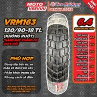 [MTVV] Lốp vỏ xe máy VEE RUBBER 120/90-18 TL VRM163 (Lốp không ruột VeeRubber) END