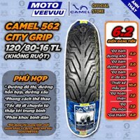 [MTVV] Vỏ lốp xe máy CAMEL 562 Gai City Grip xe ga SH 120/80-16 TL END
