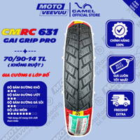 [MTVV] Vỏ lốp xe máy CAMEL Racing 631 Gai Michelin City Grip Pro 70/90-14 TL GIA CƯỜNG LỚP BỐ END