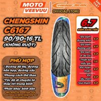 [MTVV] Vỏ lốp xe máy CHENGSHIN C 6167 90/90-16 TL END