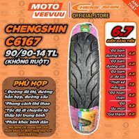 [MTVV] Vỏ lốp xe máy CHENGSHIN C 6167 90/90-14 TL END