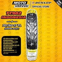 [MTVV] Vỏ lốp xe máy DUNLOP 70/90-17 TL TT902 Lốp không ruột END