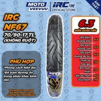 [MTVV] Vỏ lốp xe máy IRC INOUE 70/90-17 TL NF67 Trước EX 150 END