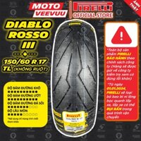 [MTVV] Vỏ lốp xe máy PIRELLI 150/60 R 17 TL Diablo Rosso 3 150/60-17 END