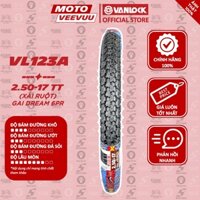 [MTVV] Vỏ lốp xe máy VANLOCK 2.50-17 TT VL123A 6PR Gai Dream Lốp xài ruột END
