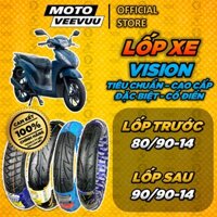 [MTVV] Vỏ lốp xe máy xe Honda VISION bản Tiêu chuẩn Cao cấp Đặc Biệt Cổ điển CÁC HÃNG trước 80/90-14 sau 90/90-14 END
