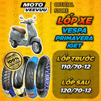 [MTVV] Vỏ lốp xe máy xe VESPA Primavera iGET CÁC HÃNG Size zin Trước 110/70-12 Sau 120/70-12 và Size Độ END