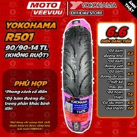 [MTVV] Vỏ lốp xe máy YOKOHAMA 90/90-14 TL R501 END