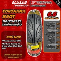 [MTVV] Vỏ lốp xe máy YOKOHAMA 110/70-12 TL S501 END
