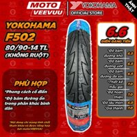 [MTVV] Vỏ lốp xe máy YOKOHAMA 80/90-14 TL F502 END