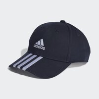 Mũ Adidas Chính Hãng - TWILL COTTON 3 STRIPES BASEBALL HAT- Đen | JapanSport II3510