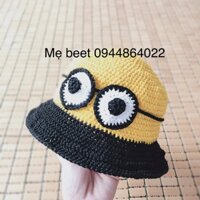 Mũ ajuma minion cho bé 3m-18m