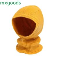 Mũ Balaclava MXGOODS, Mũ trùm đầu dệt kim màu trơn chống gió, Len thời trang Giữ ấm cổ bằng vải Polyester Mũ len nam / nữ