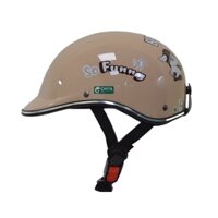 Mũ bảo hiểm 1/2 CHITA CT11N Funny màu be