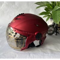 Mũ bảo hiểm 1/2 có kính- Mũ có kính chắn bụi Asia Mt117k