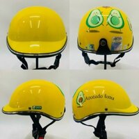 Mũ Bảo Hiểm 1/2 Đầu CHITA CT11N Tem Trái Bơ