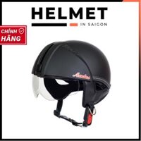 Mũ bảo hiểm 1/2 đầu kính âm ANDES 3S181 - MBH nửa đầu giấu kính chuẩn an toàn, chịu va đập