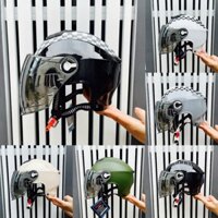 Mũ Bảo Hiểm 1/2 Đầu NAPOLI N011 Có Kính Che Cả Mặc,Kiểu Dáng Thể Thao.