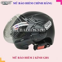 ✻▪♂Mũ bảo hiểm 1/2 đầu, nón kính âm có 2 GRS A966k, vệ sĩ chống lại tia uv♥️ Shop Uy Tín ♥️