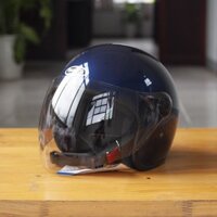Mũ Bảo Hiểm 3 4 Đầu GRO Có Kính , Khóa Kim Loại, Sơn Phủ Bóng, Kính Khói Chống Lóa Tia Uv ĐI Đêm Được - Bh 12 Tháng