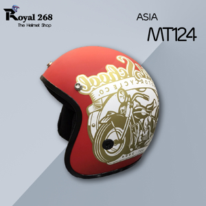 Mũ bảo hiểm 3/4 Asia MT 124