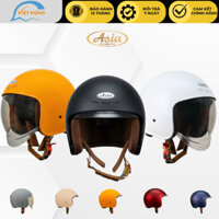 Mũ bảo hiểm 3/4 Asia MT08k kính âm chính hãng bảo hành 12 tháng đủ size M L XL Royal M139